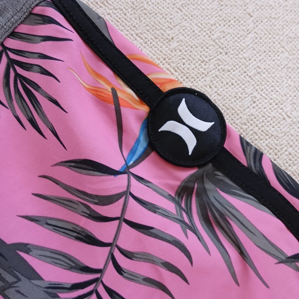 hurley ♡ phantom exotic boardshorts tropical swim shorts mens 38 beach surf